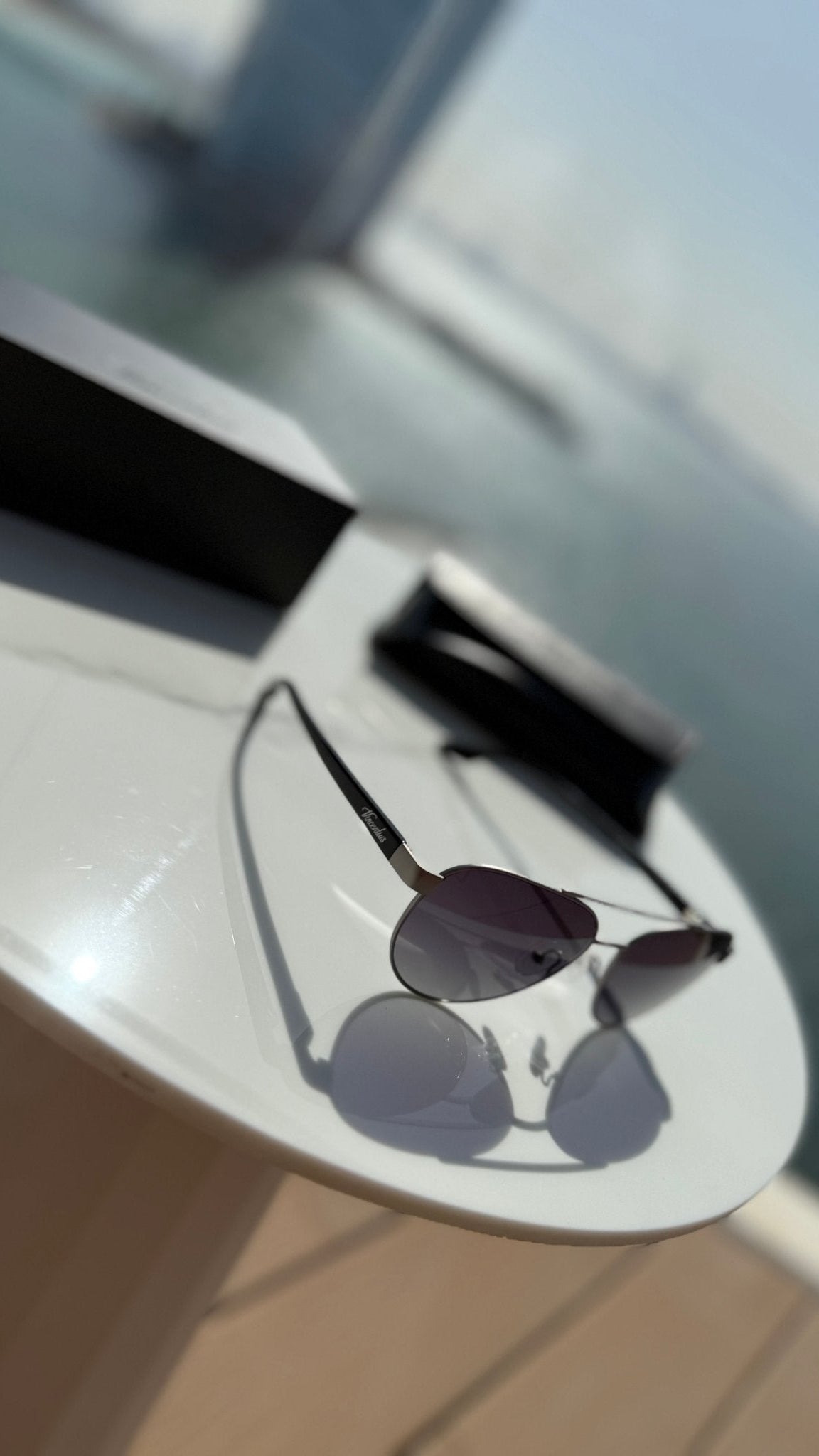 Capri Sunglasses - Gunmetal / Black - Vincentius