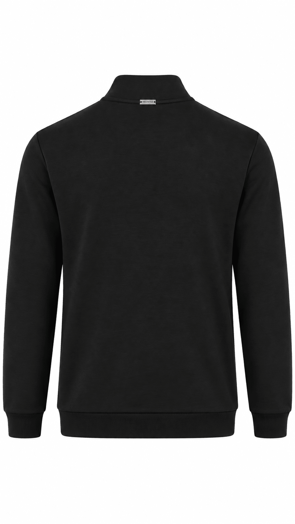 Commuter 1/4 Zip Jumper - Black - Vincentius
