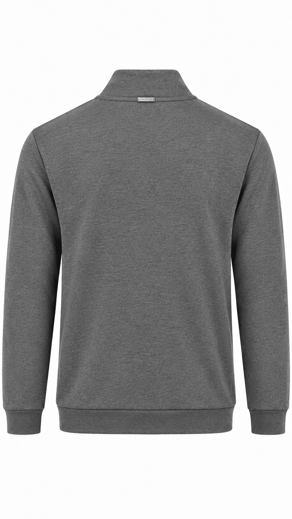 Commuter 1/4 Zip Jumper - Grey Marl - Vincentius