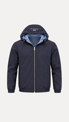 Commuter Hooded Reverse Jacket - Navy/Airforce - Vincentius