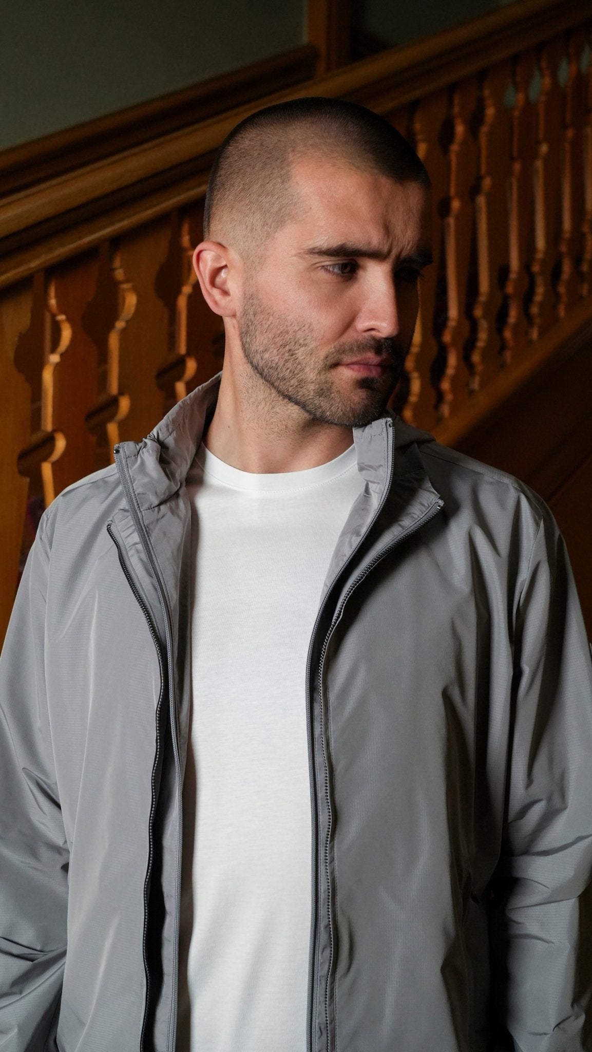 Double Layer Jacket - Grey - Vincentius