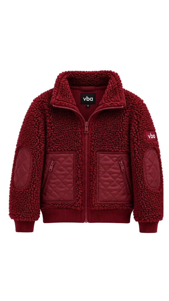 Fleece Jacket - Burgundy - Vincentius