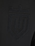 Luxury Boucle Shield Hoodie - Black - Vincentius