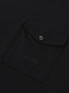 Luxury Mercerised Pocket Logo T-Shirt - Black - Vincentius