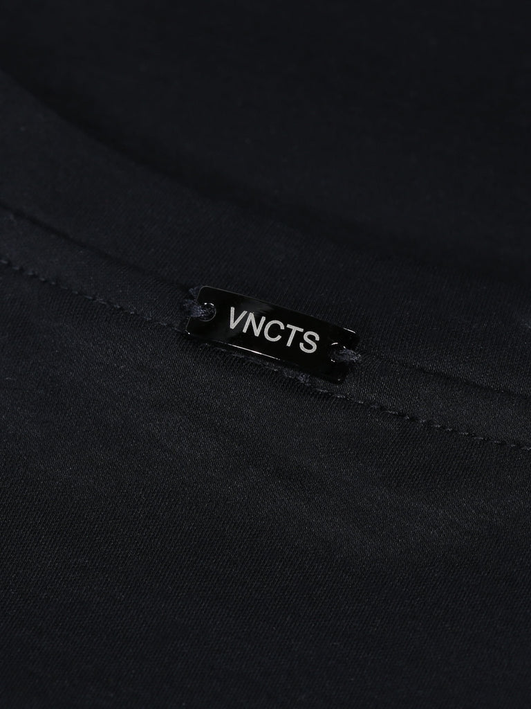 Luxury Mercerised Pocket Logo T-Shirt - Black - Vincentius