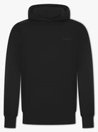 Luxury Nylon Panel Logo Hoodie - Black - Vincentius