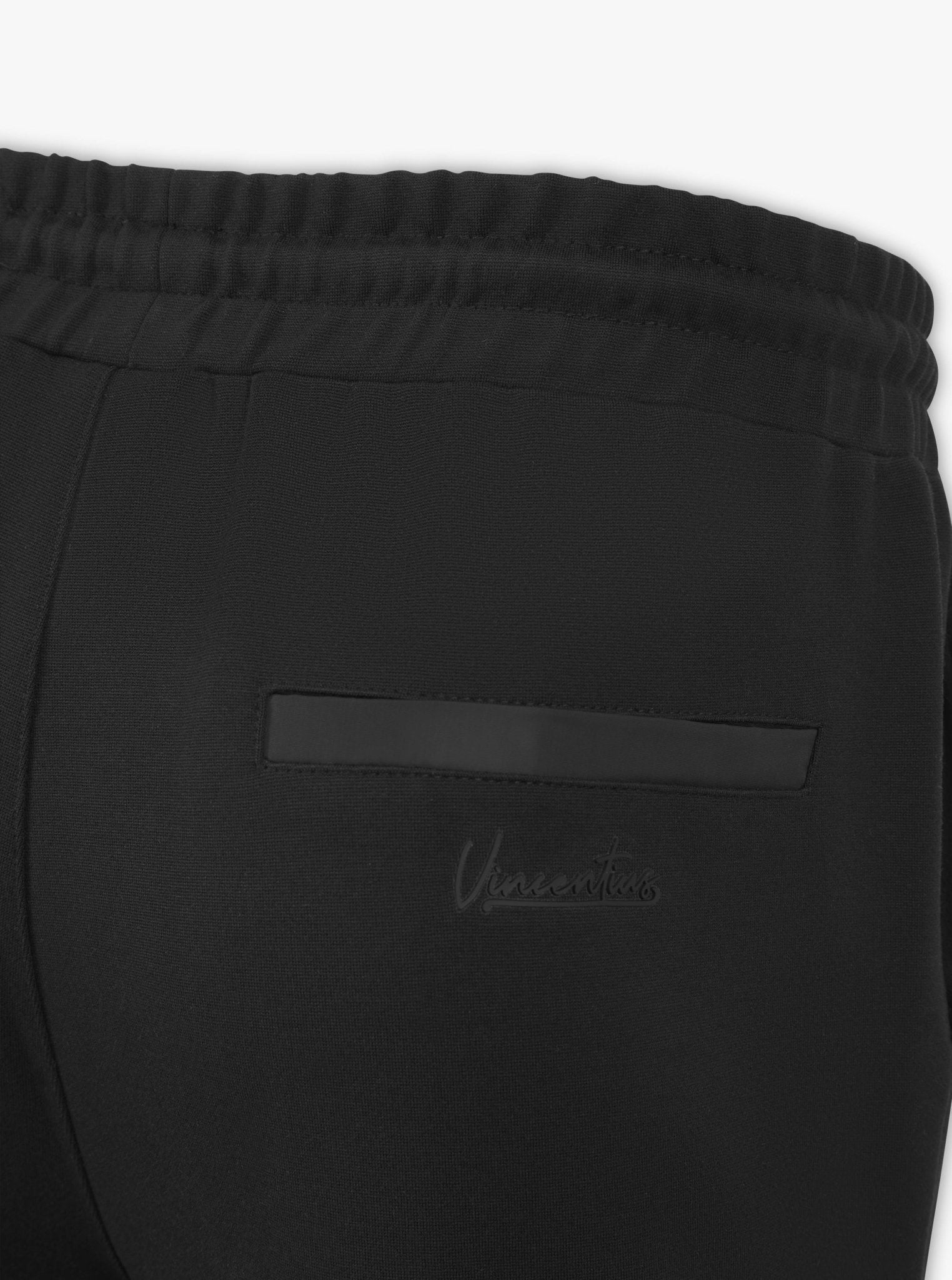 Luxury Nylon Panel Tracksuit - Black - Vincentius