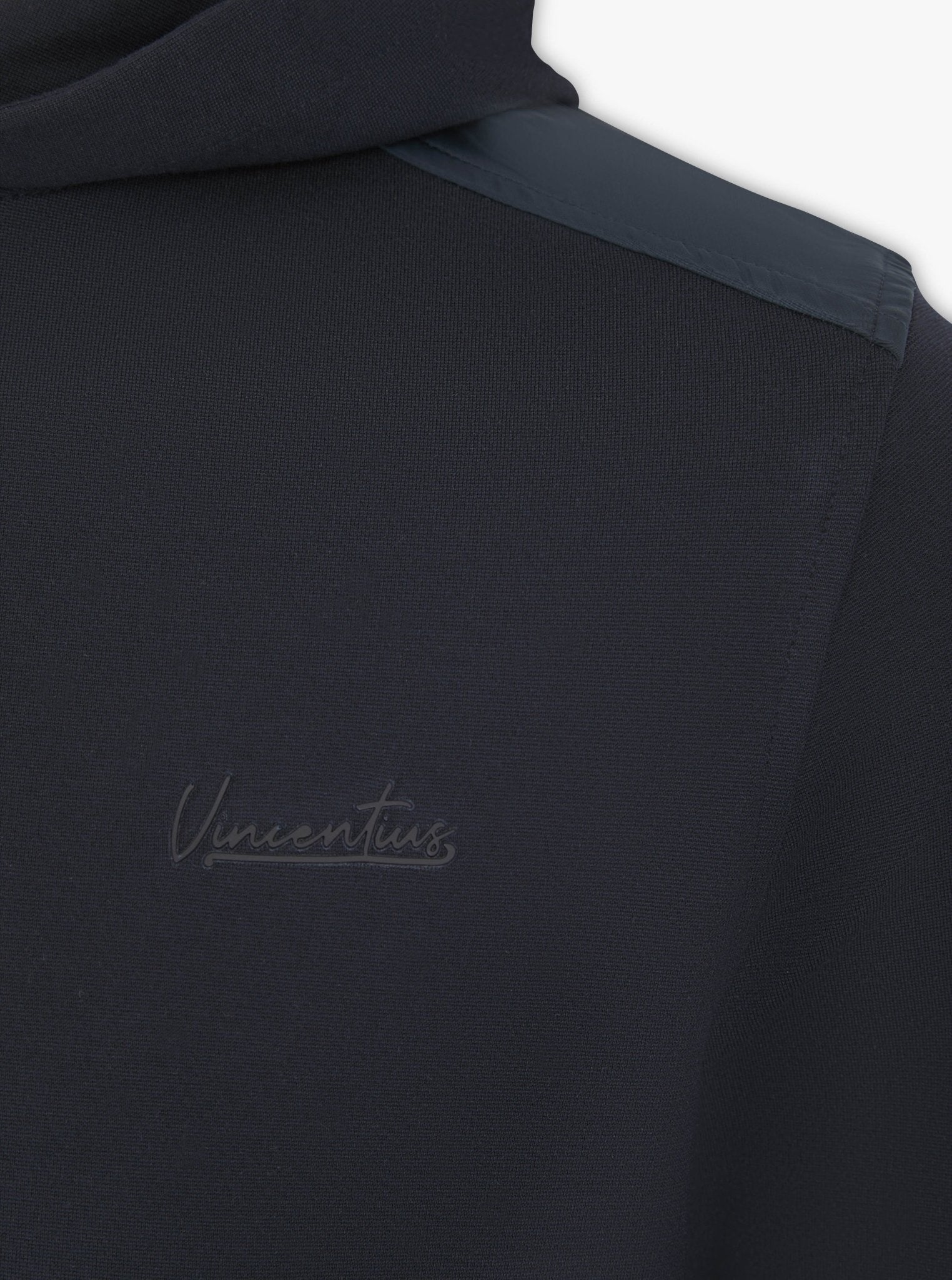 Luxury Nylon Panel Tracksuit - Navy - Vincentius