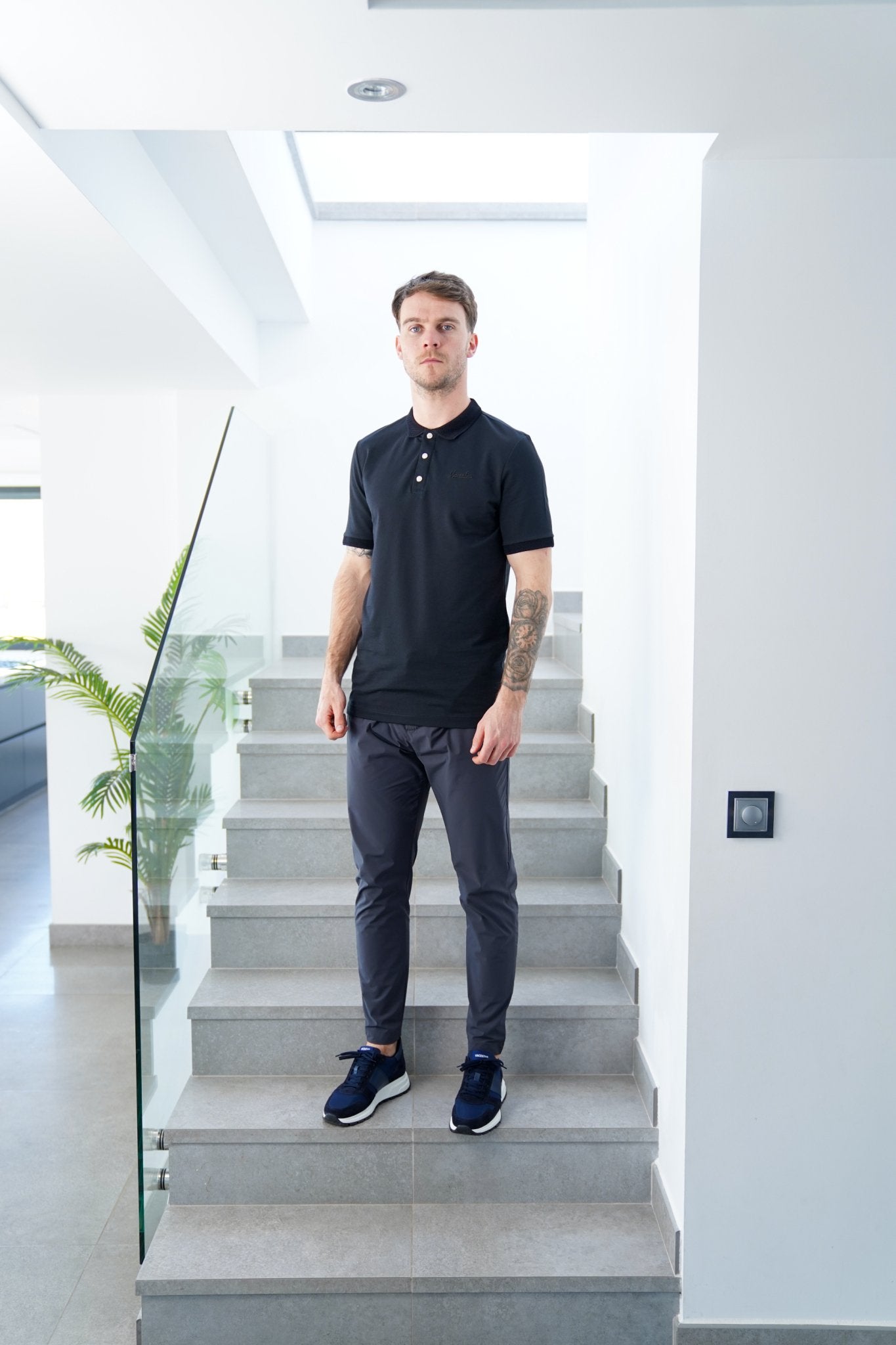 Luxury Pique Logo Polo - Midnight Navy - Vincentius