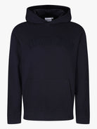 Luxury Tonal Applique Hoodie - Navy - Vincentius