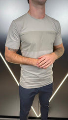 Luxury Vertex Panel T-Shirt - Stone - Vincentius