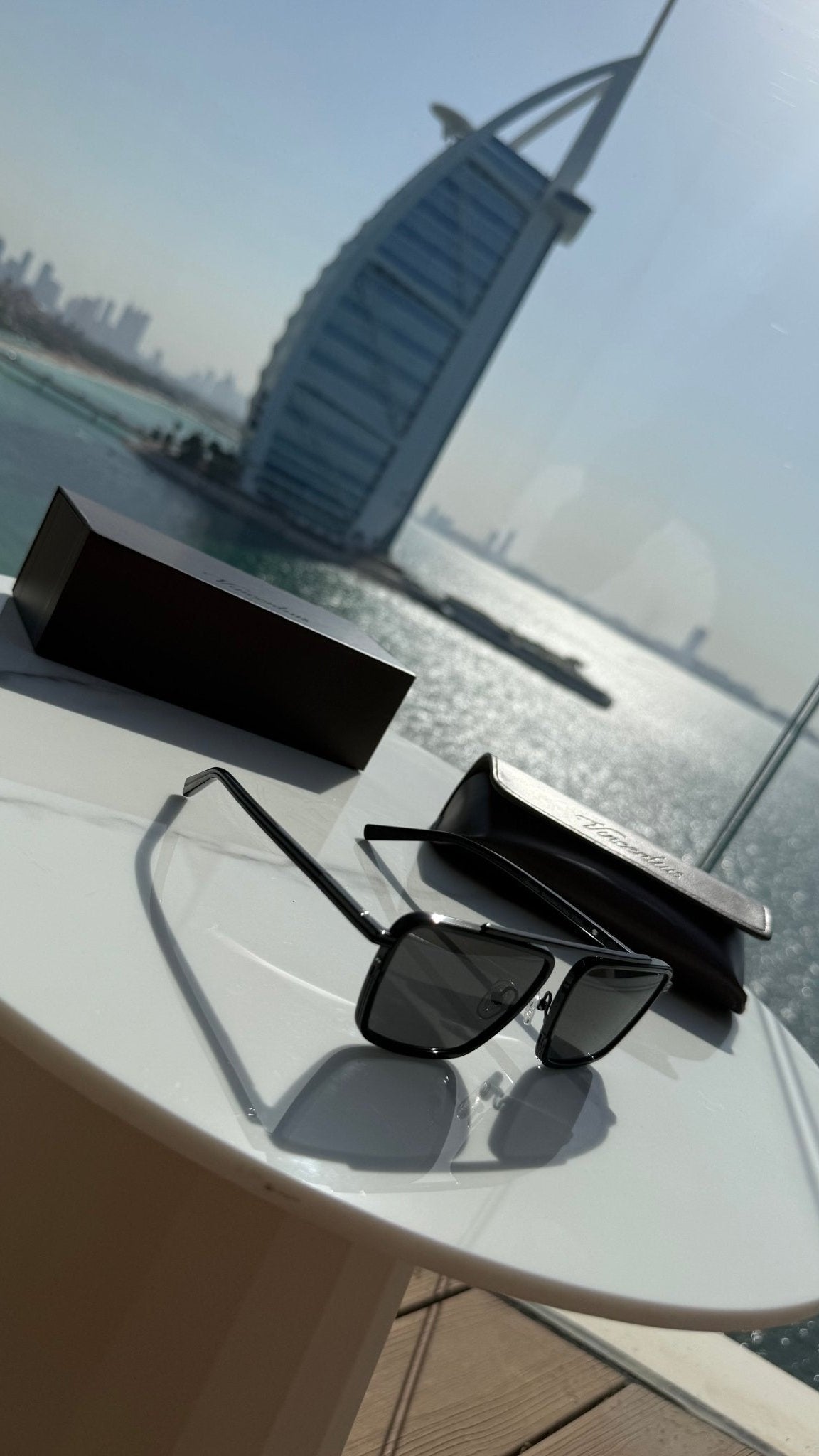 Portofino Sunglasses - Black/Black - Vincentius