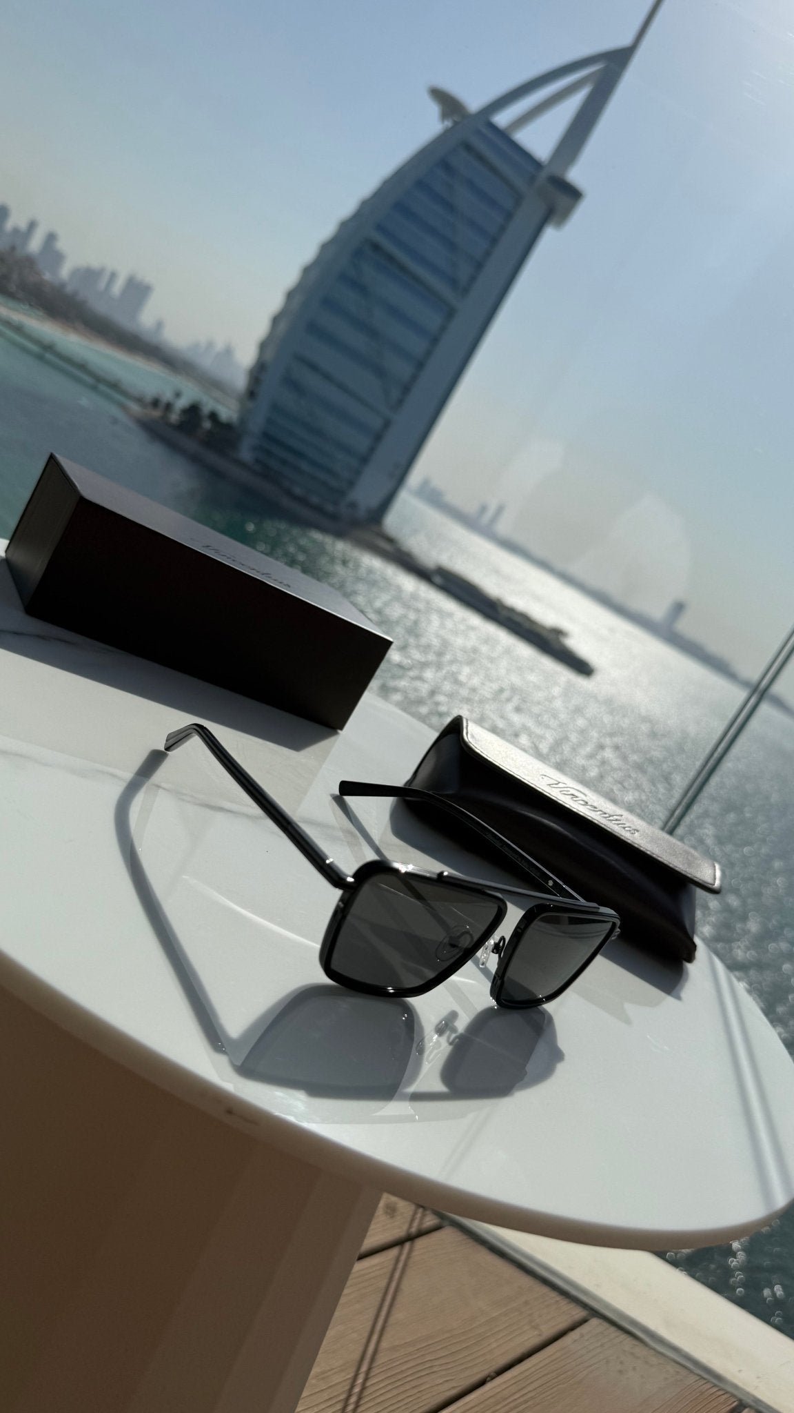Portofino Sunglasses - Black/Black - Vincentius