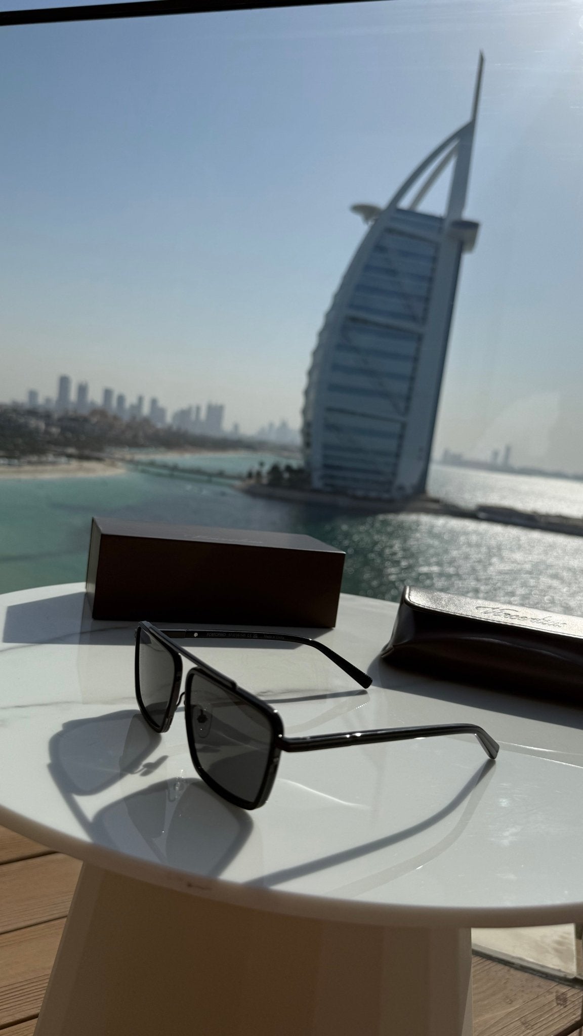 Portofino Sunglasses - Black/Black - Vincentius