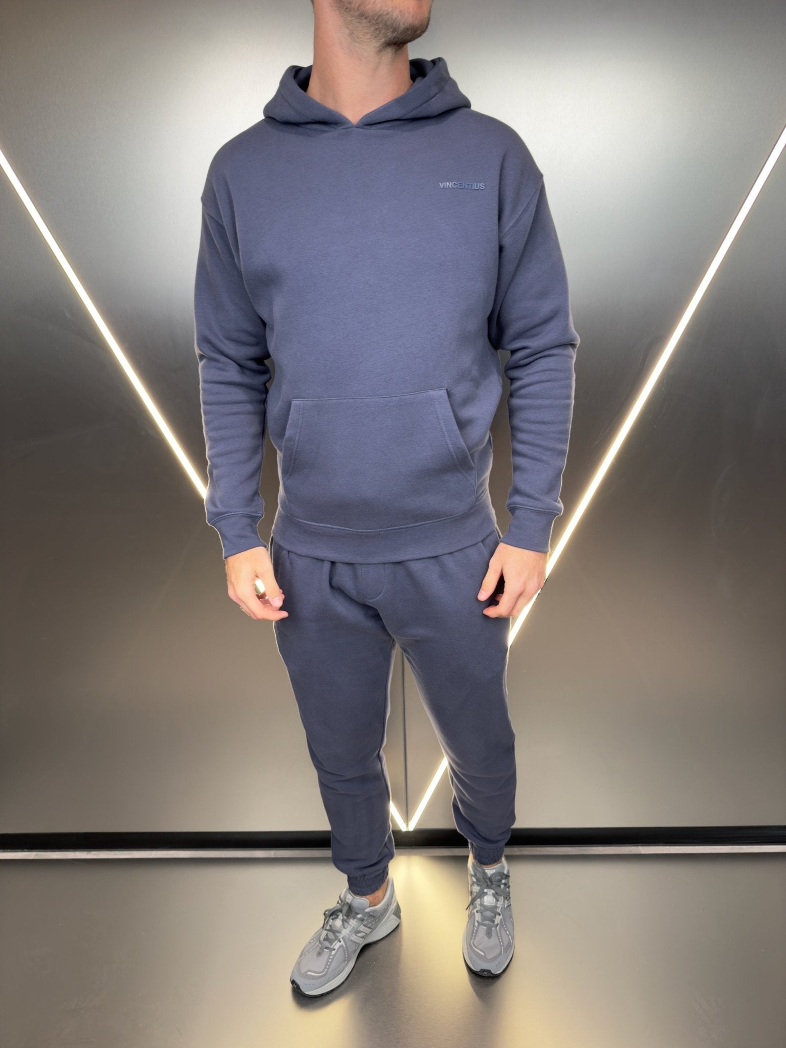 Relaxed Every Day Tracksuit Set - Air Force - Vincentius