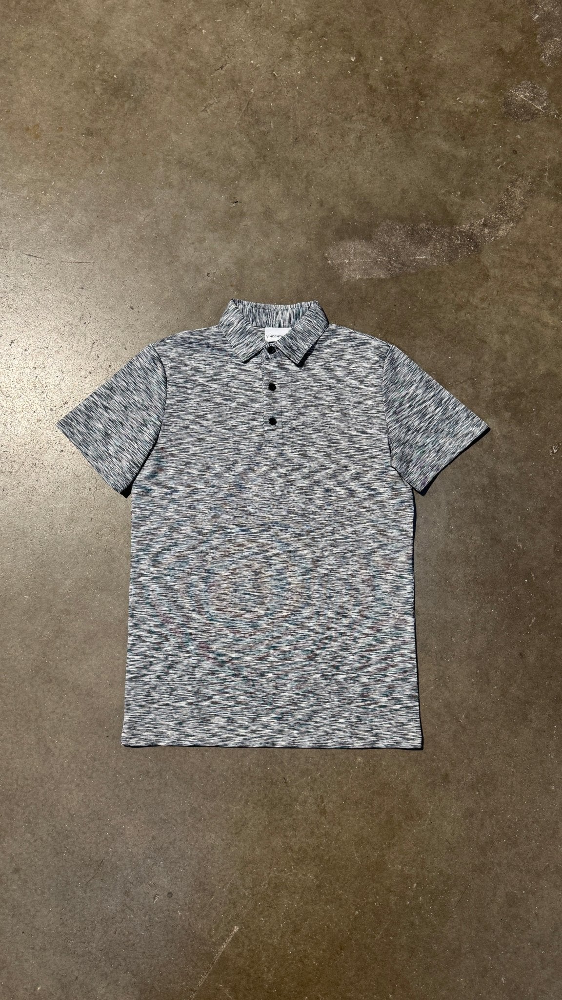 Space Dye Polo V2 - Black - Vincentius