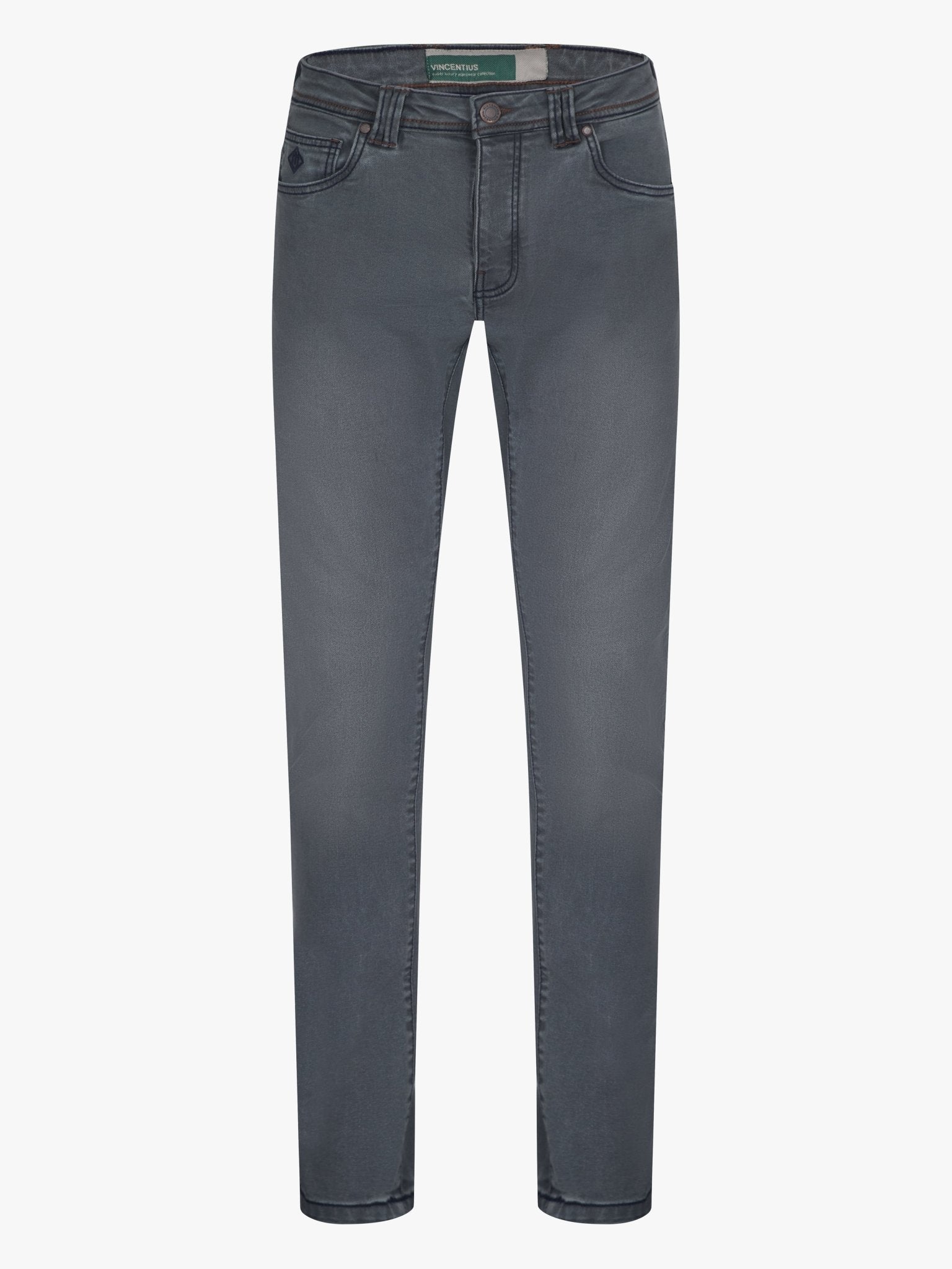 Super Luxury Edition Denim Jeans - Grey - Vincentius