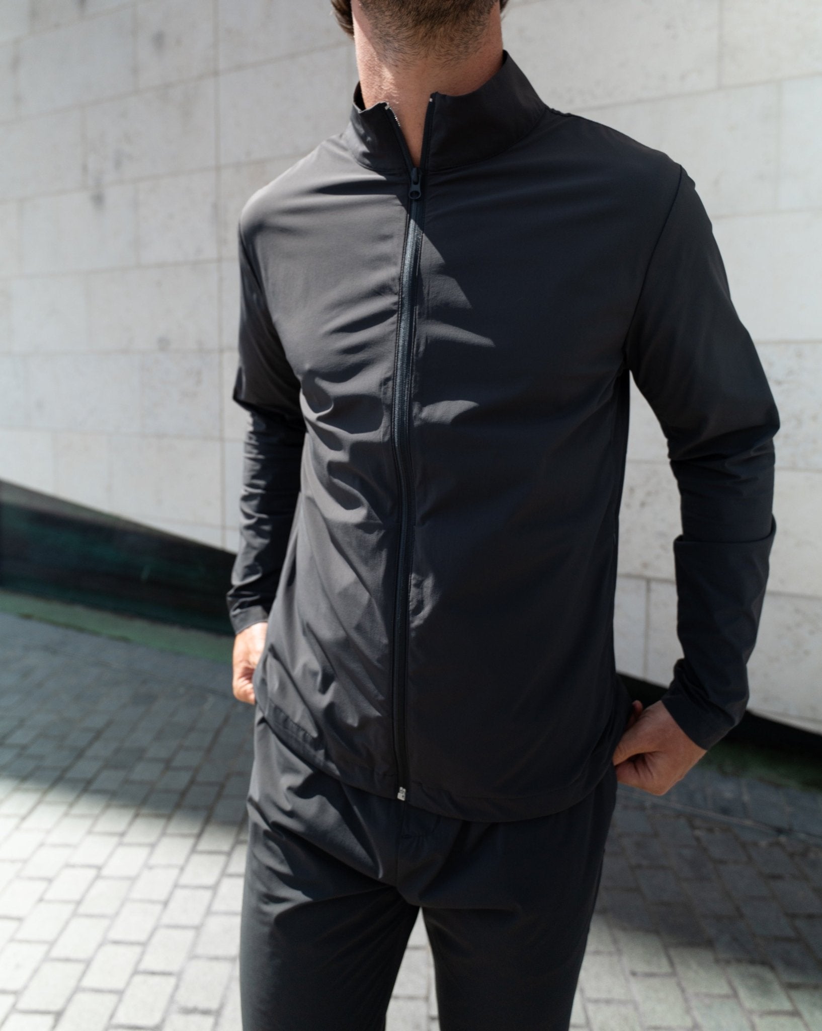 Transitional Full Zip Tracksuit - Slate Grey - Vincentius