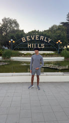 Transitional Performance 1/4 Zip Hoodie - Slate - Vincentius