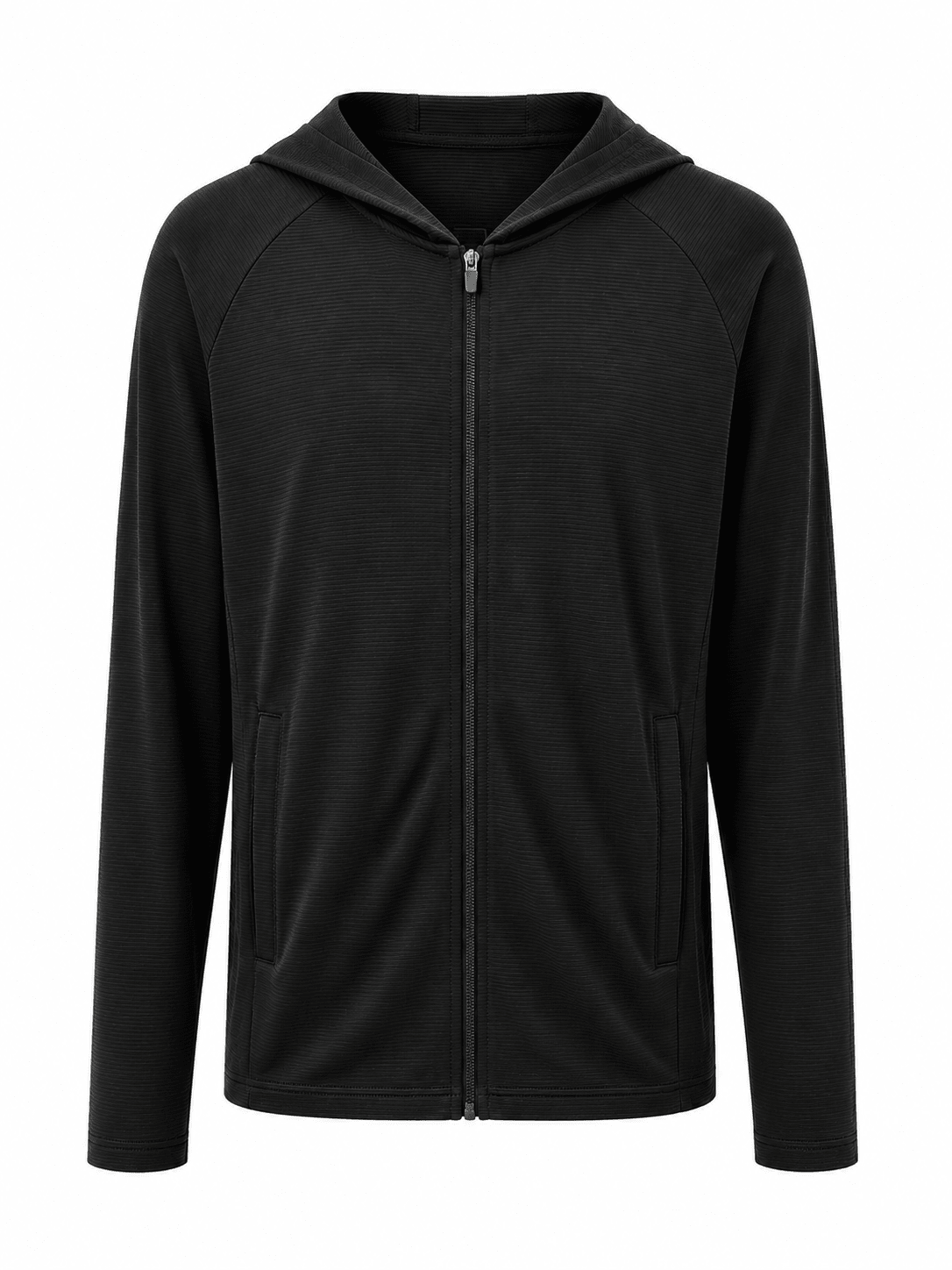 Transitional Performance Full Zip Hoodie - Black - Vincentius