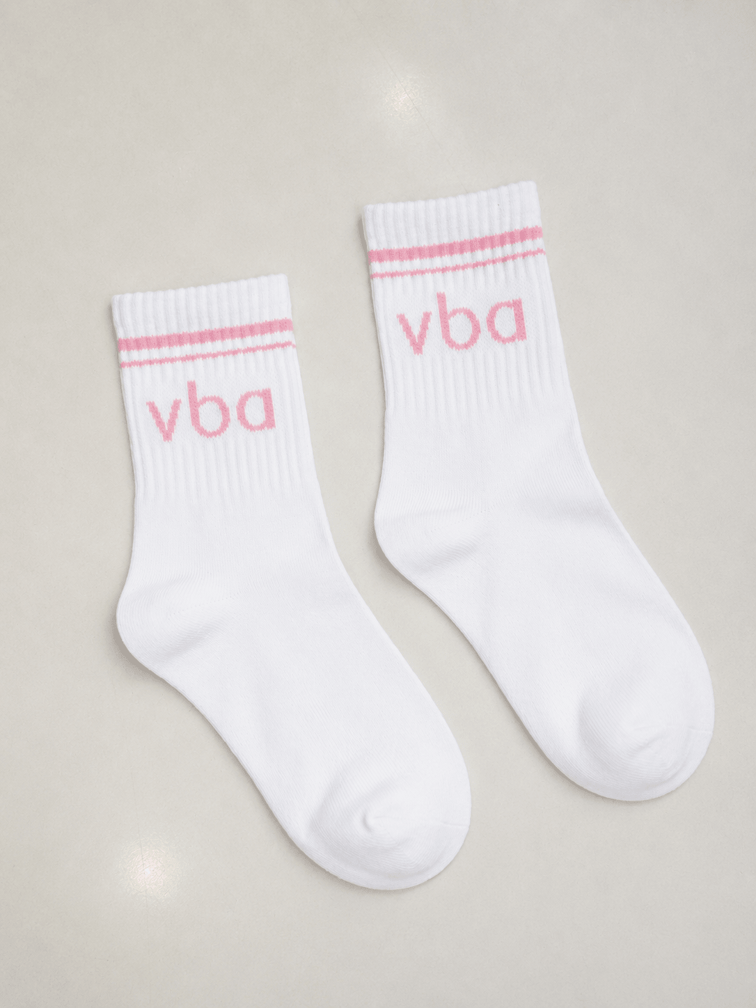 VBA Sport Socks - White/Candy Pink - Vincentius