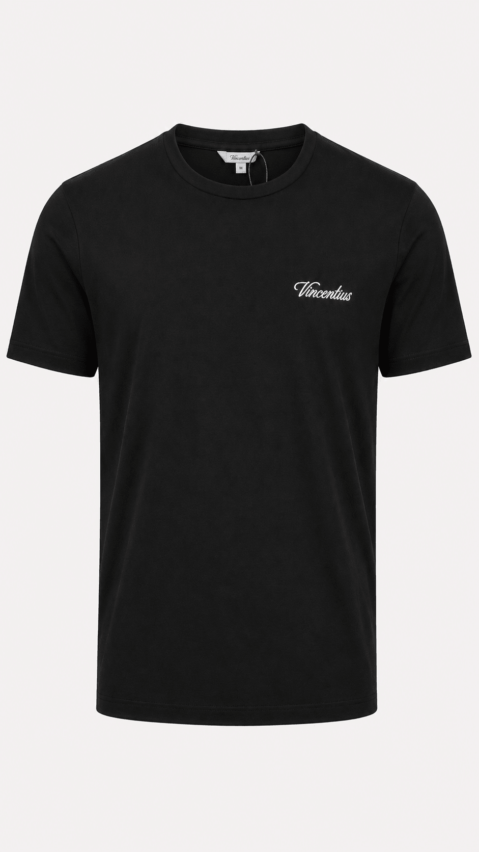 Vincentius Elegant Script T-Shirt - Black - Vincentius