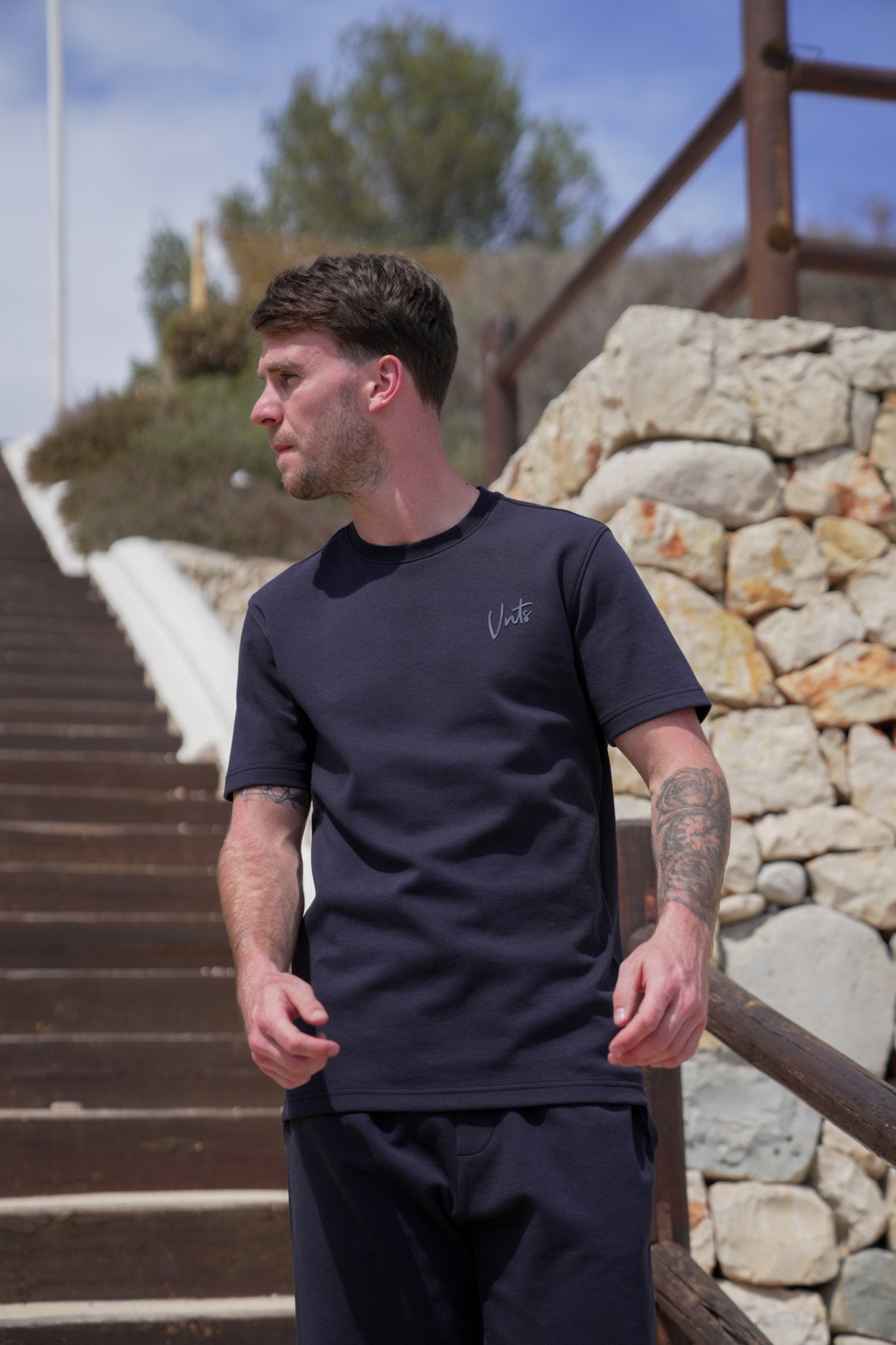 VNTS Relaxed Jersey Set - Navy - Vincentius