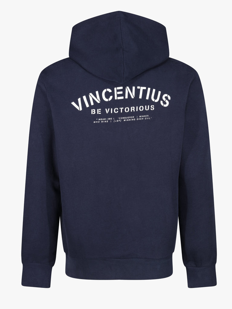 Be Victorious Luxury Hoodie - Navy - Vincentius