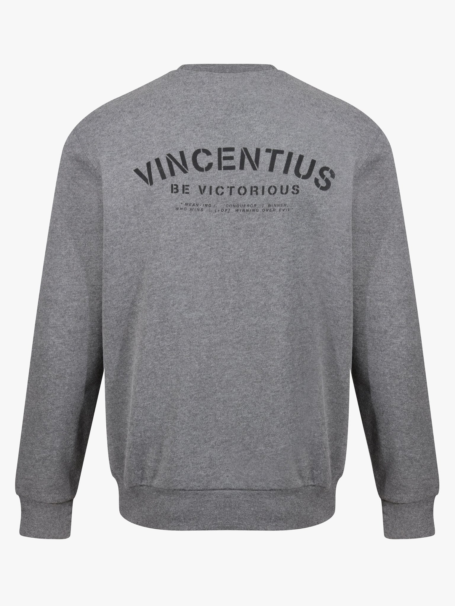 Be Victorious Luxury Sweatshirt - Grey - Vincentius