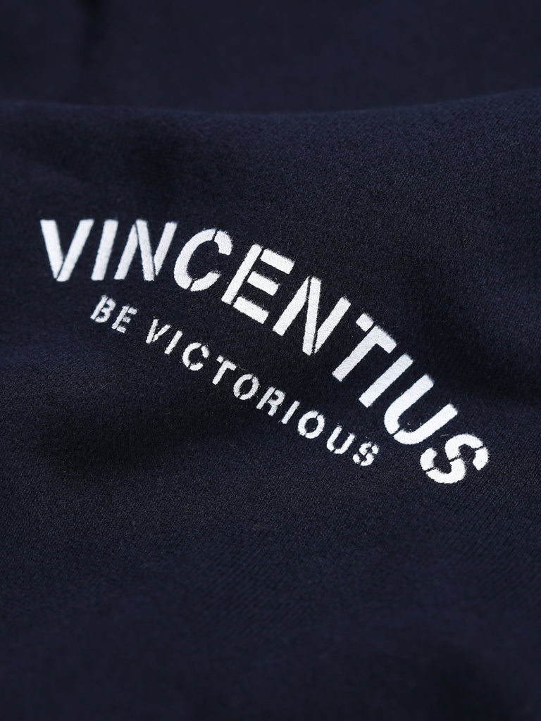 Be Victorious Luxury Sweatshirt - Navy - Vincentius