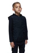 Boy's Black Utility Jacket - Vincentius