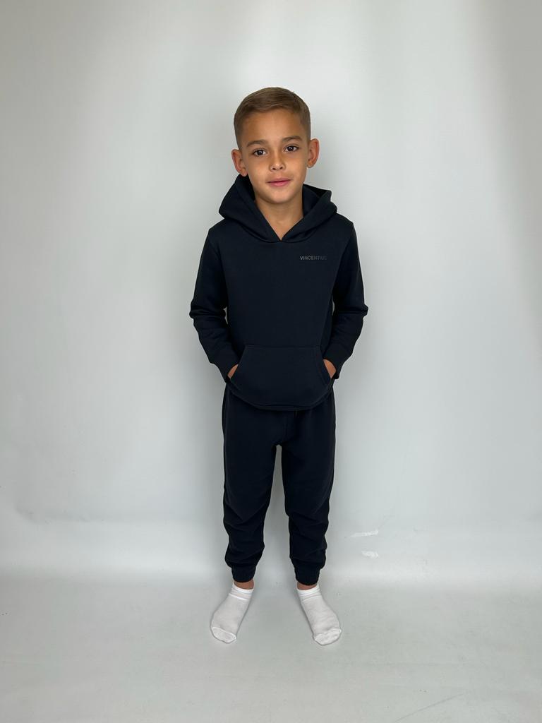 Boy's Every Day Tracksuit - Navy - Vincentius