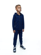 Boy's Navy Hybrid Tracksuit - Vincentius