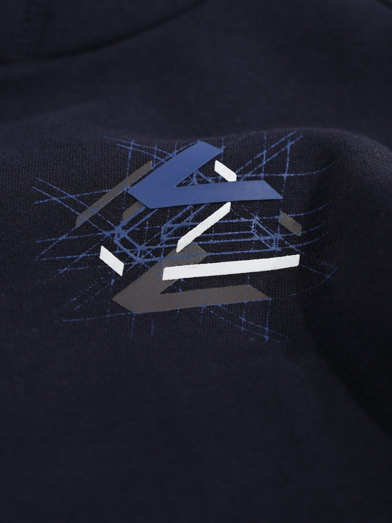 Boy's Shatter Luxe Hoodie - Navy - Vincentius