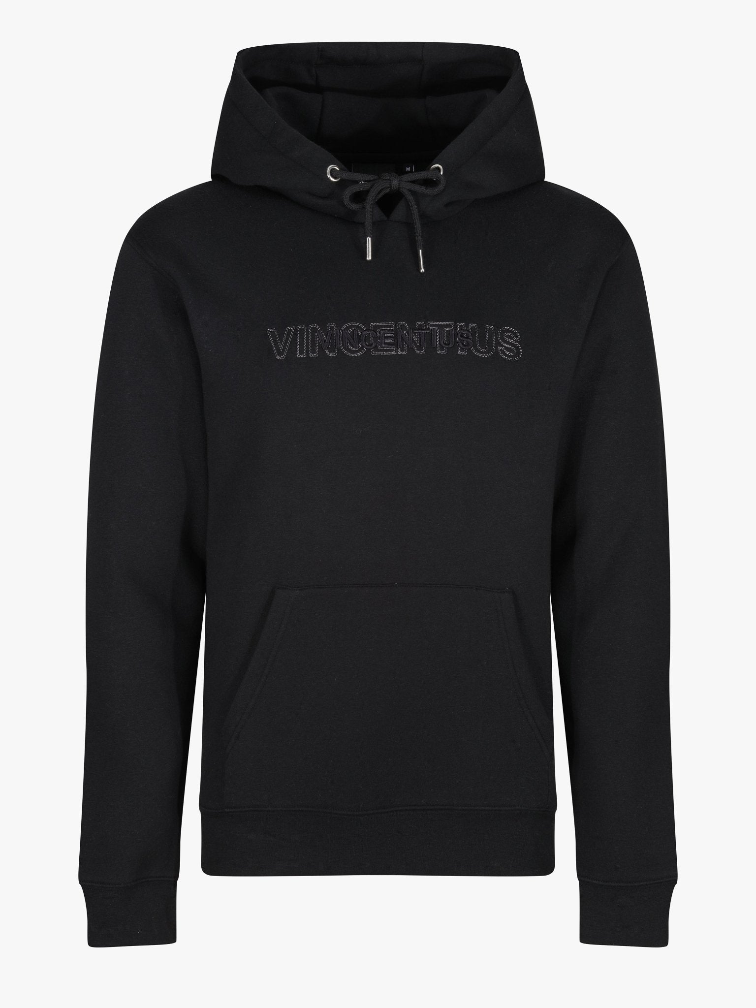 Double Embroidery Luxe Hoodie - Black – Vincentius
