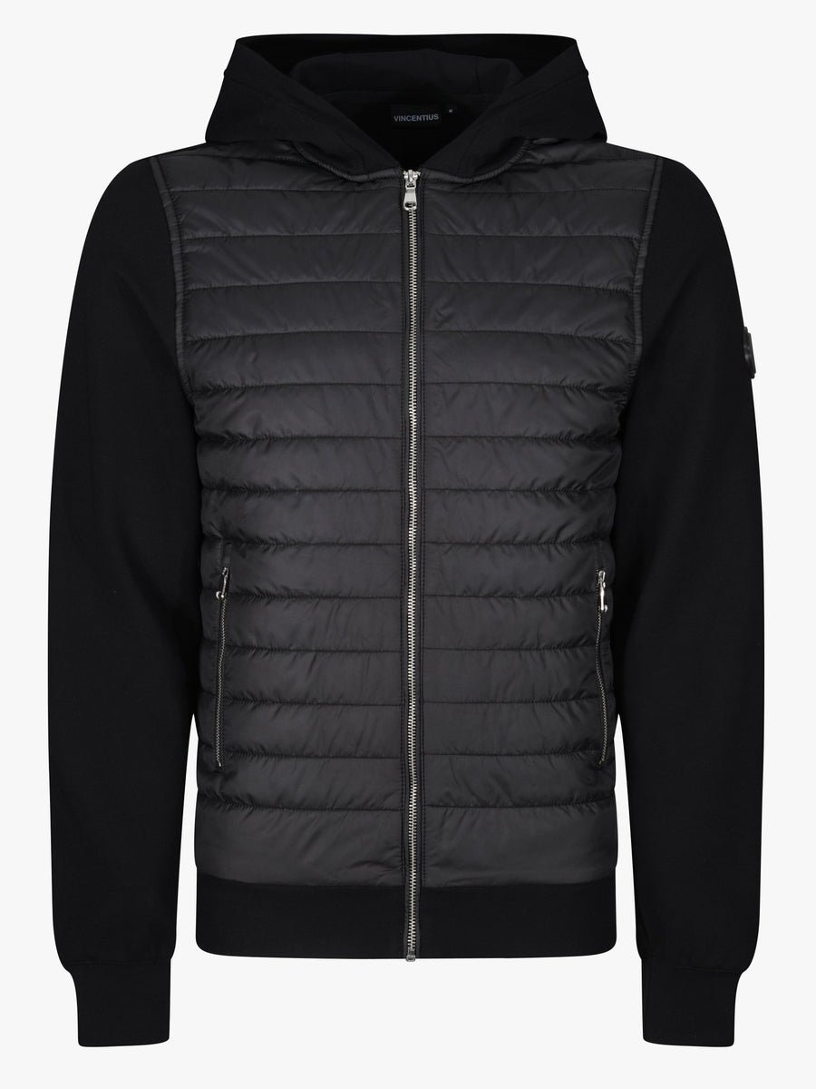 Hybrid Quilted Jacket - Black – Vincentius