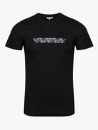 Luxe Black & Blue V Line T-Shirt - Vincentius