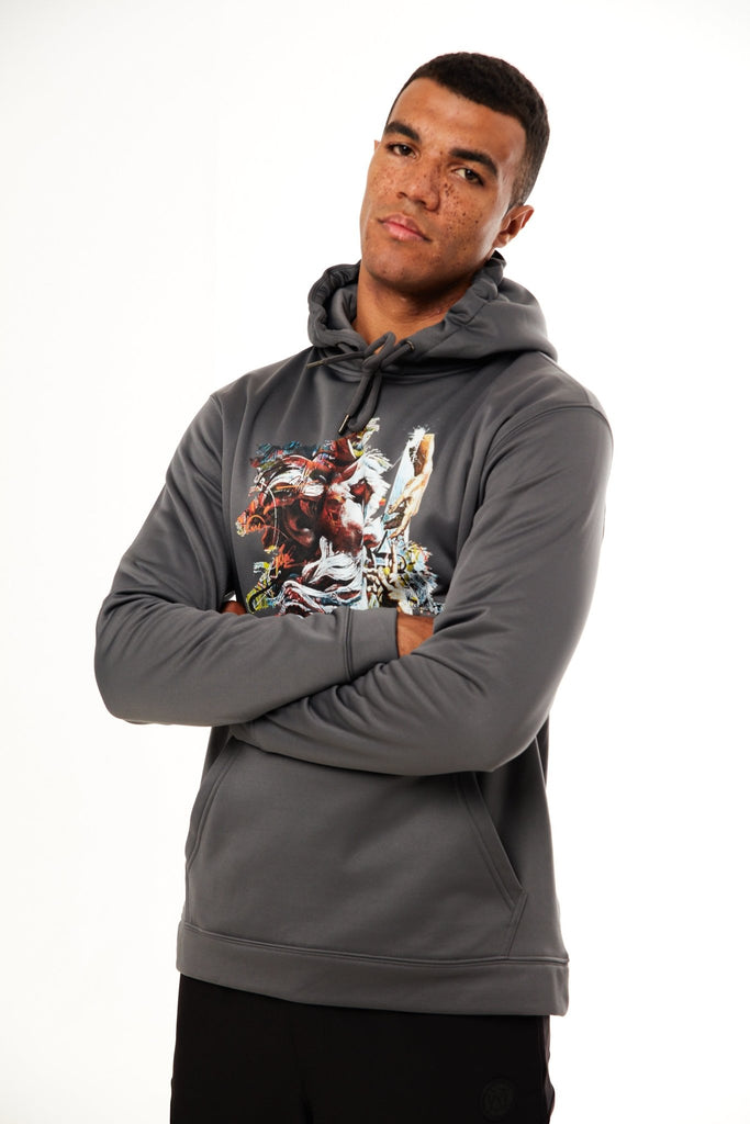 Luxe Marcellus Charcoal Hoodie - Vincentius