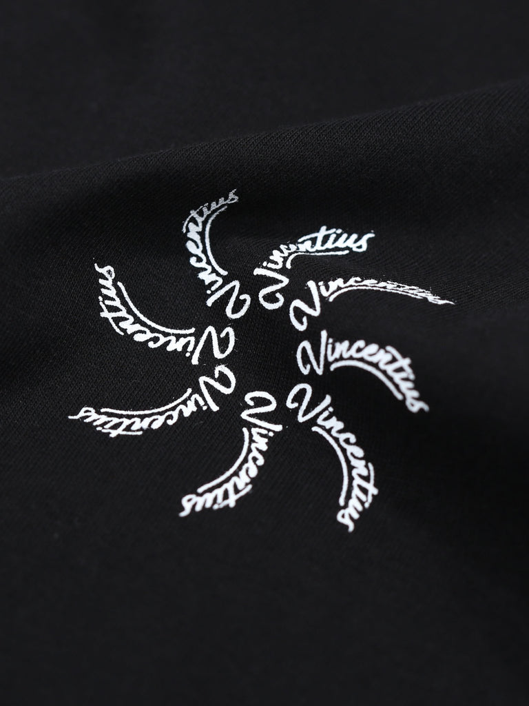 Luxe Spoke T-Shirt - Black - Vincentius
