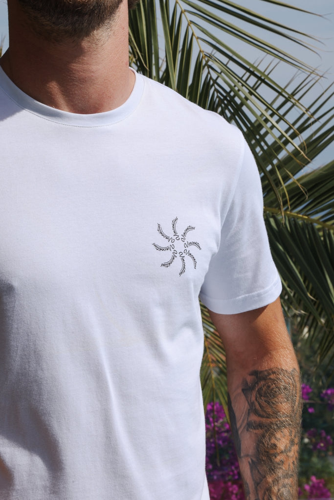 Luxe Spoke T-Shirt - White - Vincentius