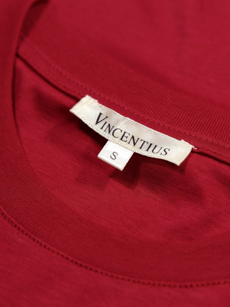 Luxury Bordeaux T-Shirt - Vincentius