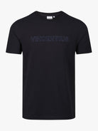 Luxury Double Embroidery T-Shirt - Navy - Vincentius