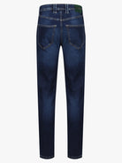 Luxury Edition Tailored Fit Jeans - Dark Blue/Green Patch - Vincentius