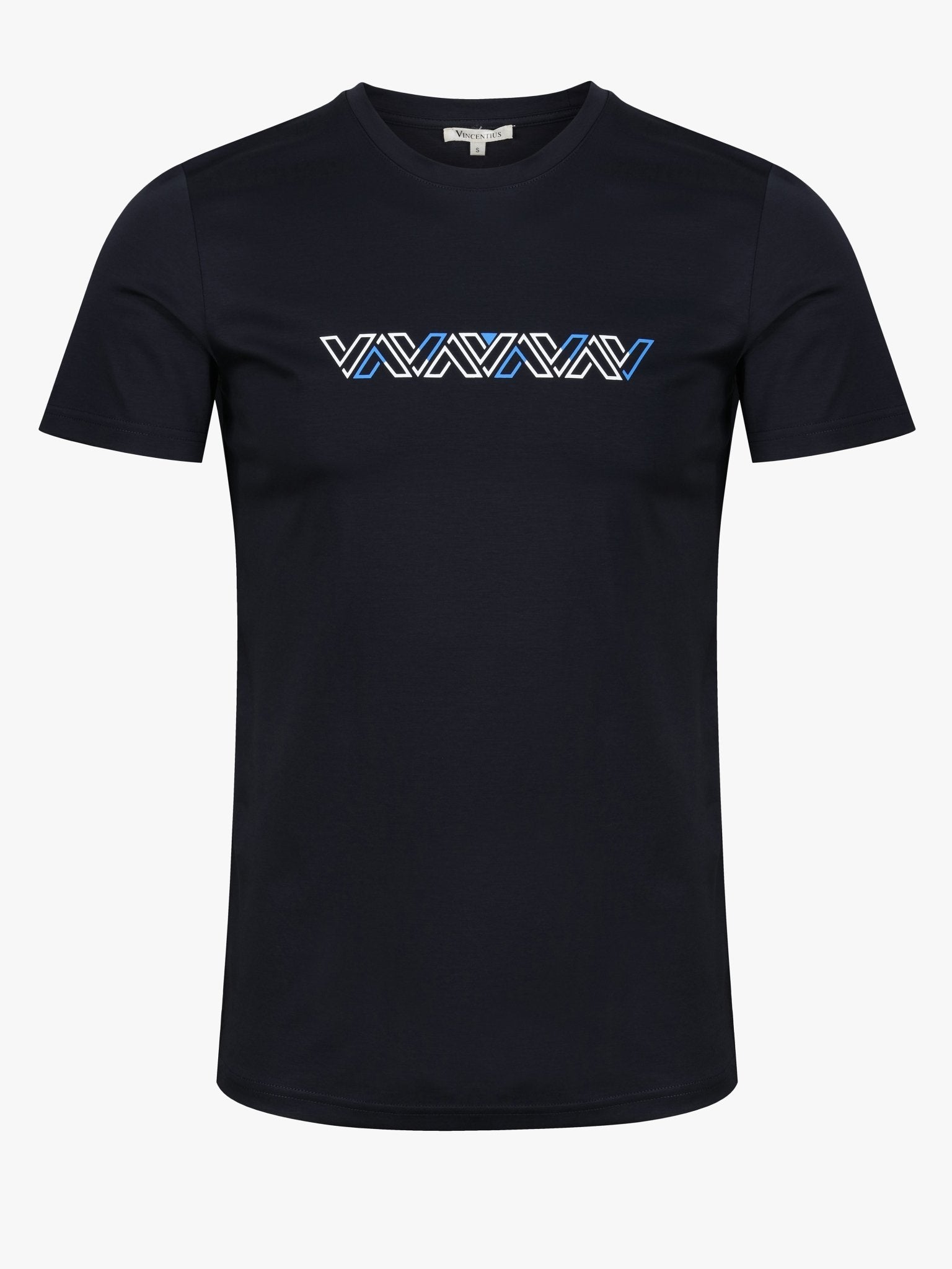 Luxe Navy & Blue V Line T-Shirt – Vincentius
