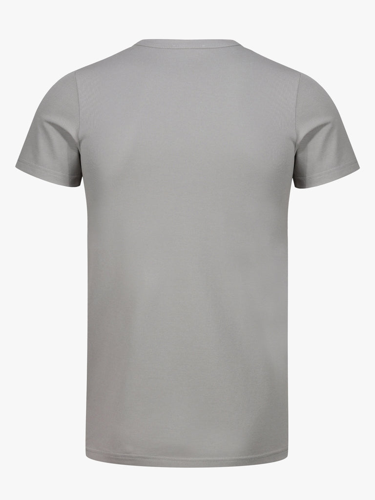 Mercerised Pique Pocket T-Shirt - Ice Grey - Vincentius