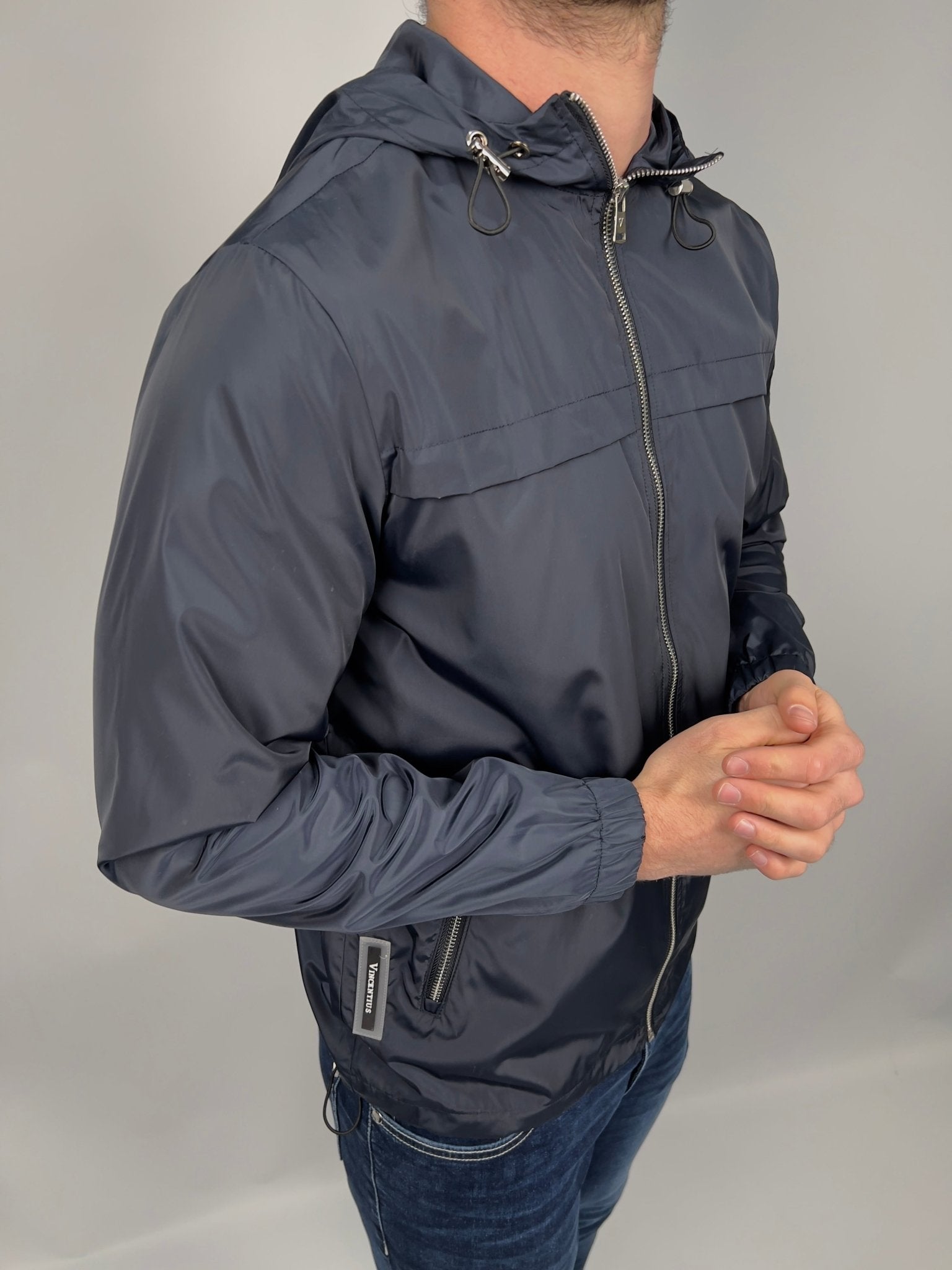 Midnight Navy Tech Jacket - Vincentius