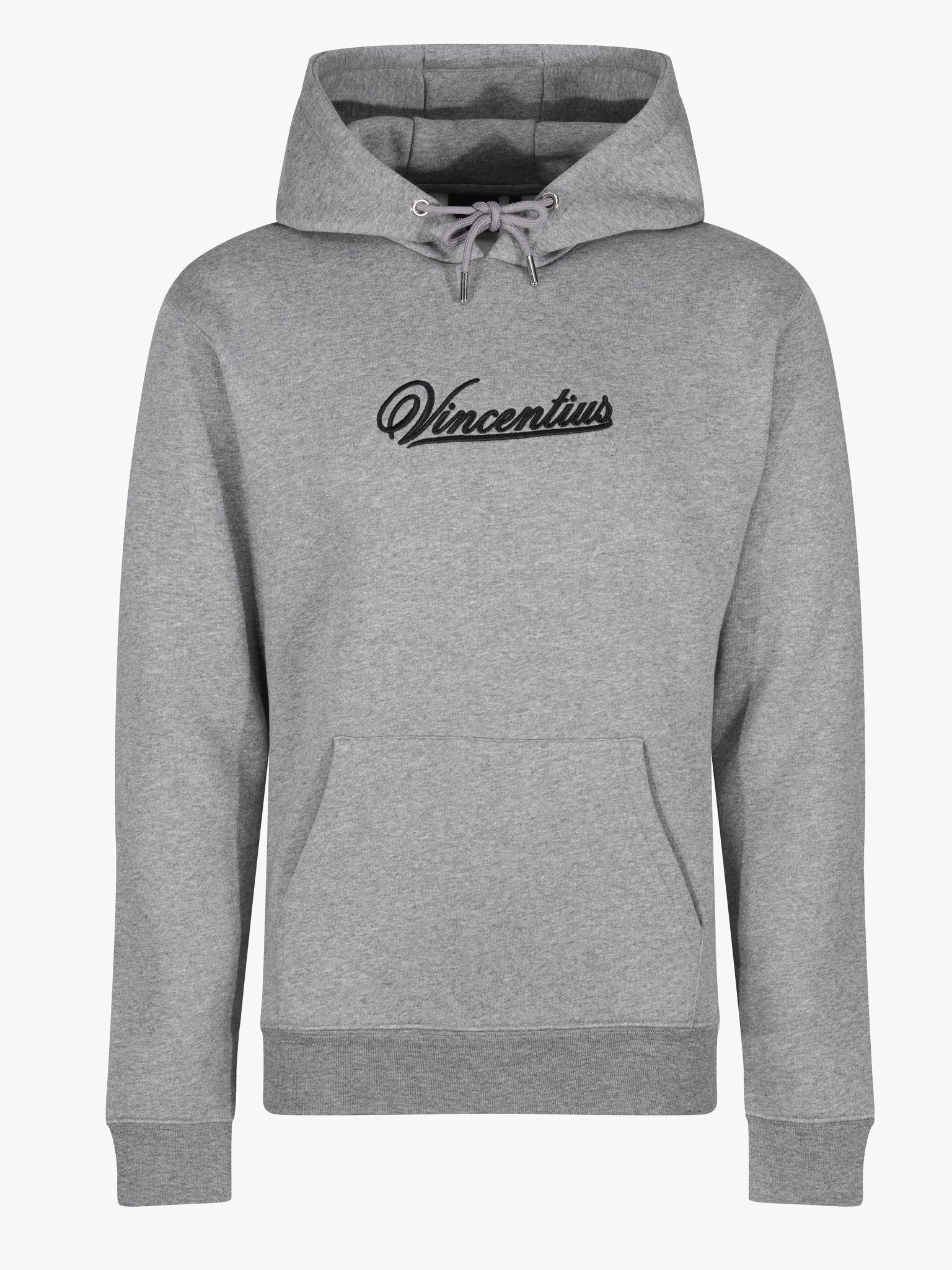 Script Luxe Hoodie - Grey - Vincentius