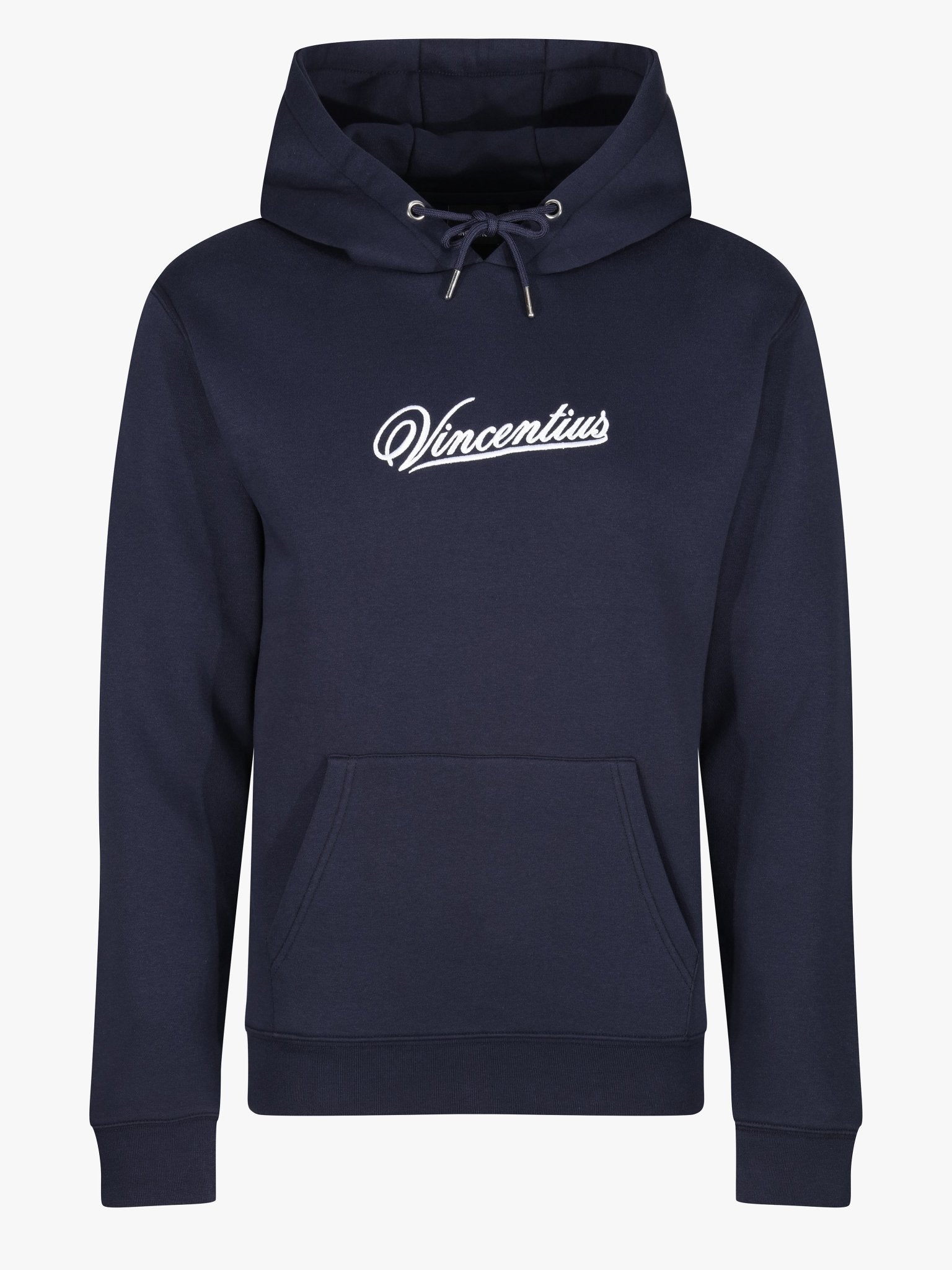 Script Luxe Hoodie - Navy - Vincentius